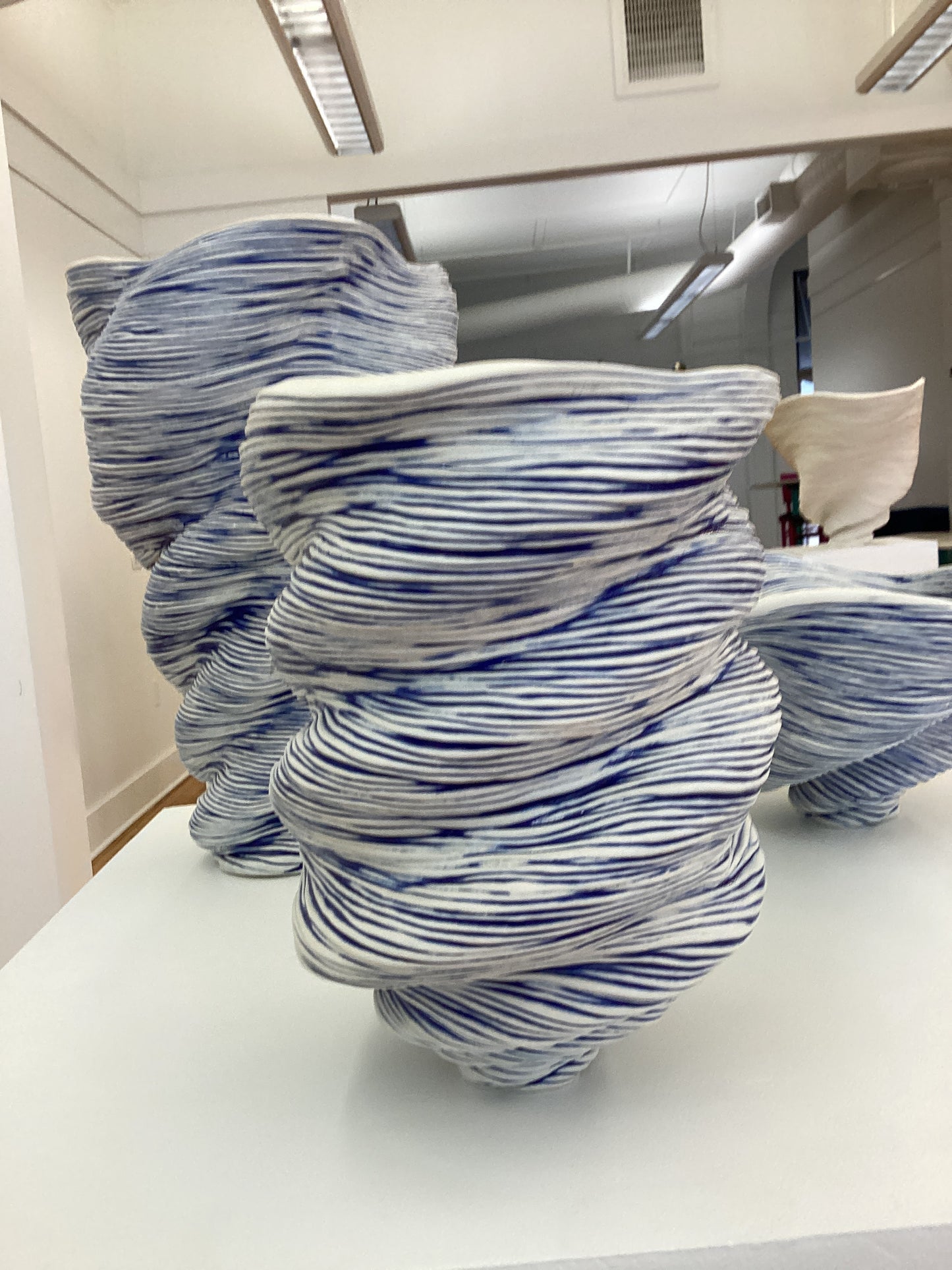 Blue medium vase