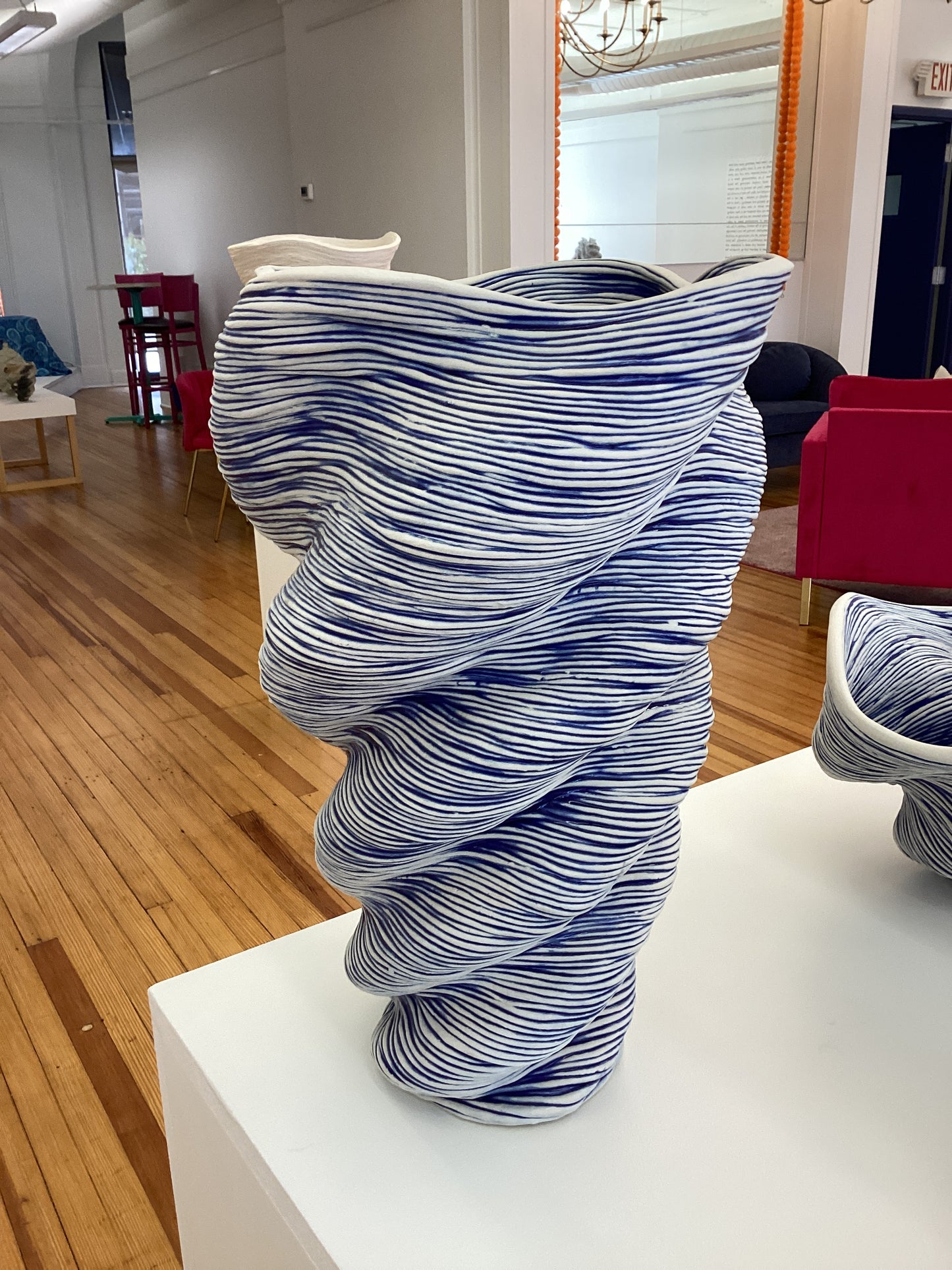 Big blue vase