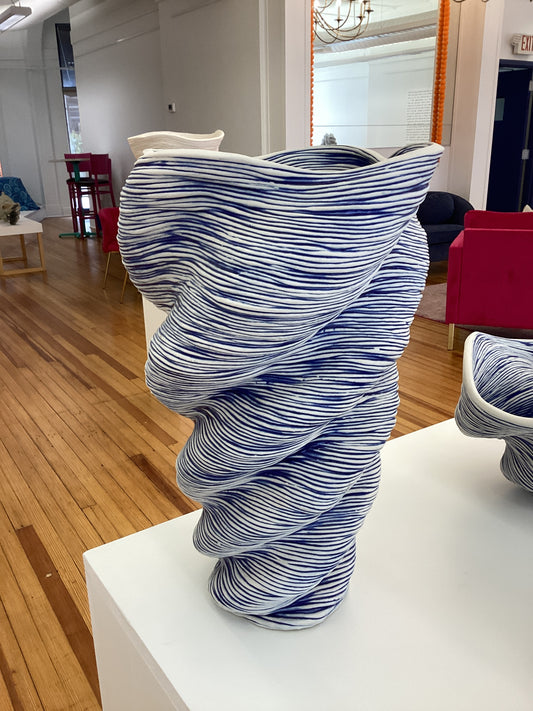 Big blue vase